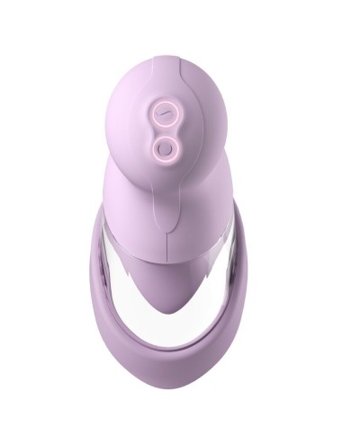 FANTASY FOR HER - VELOURA TOUCH PLEASURE PUMP INTIMATE PUMP WITH SUCTION AND VIBRATION PURPLE
