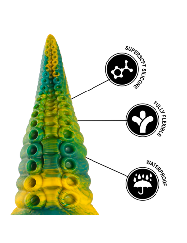 EPIC - CETUS DILDO GREEN TENTACLE SMALL SIZE