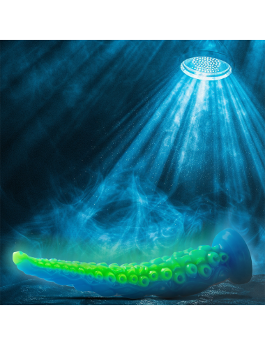 EPIC - SCYLLA FLUORESCENT THIN TENTACLE DILDO LARGE SIZE