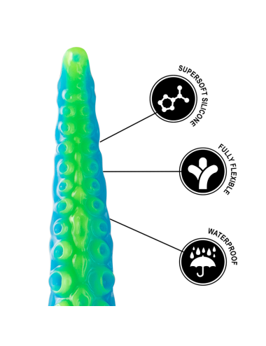 EPIC - SCYLLA FLUORESCENT THIN TENTACLE DILDO LARGE SIZE