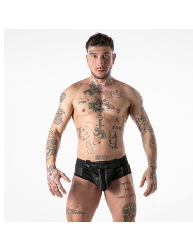 LOCKER GEAR - FULL MILITARY ACCESS JOCK BRIEF BLACK M