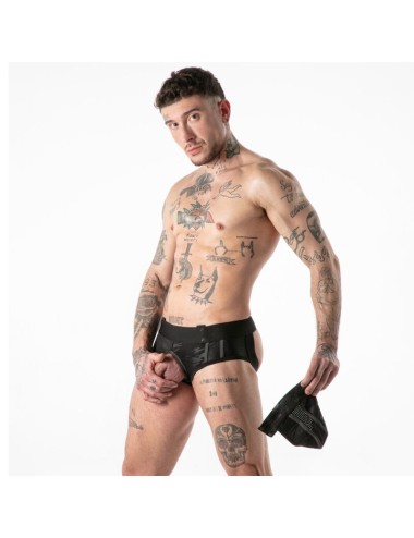 LOCKER GEAR - FULL MILITARY ACCESS JOCK BRIEF BLACK L