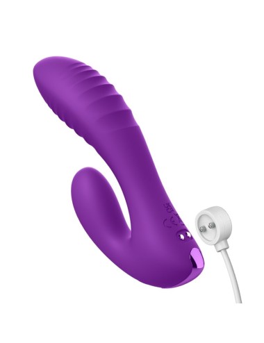 FANTASY FOR HER - SECRET LOVER DOUBLE-SPOT VIBRATOR GY CLITORIS RECHARGEABLE PURPLE