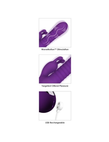 FANTASY FOR HER - FANTASY WAVE WAVEMOTION RECHARGEABLE VIBRATOR PURPLE