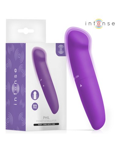 INTENSE - PHIL G-SPOT VIBRATOR PURPLE 13 CM
