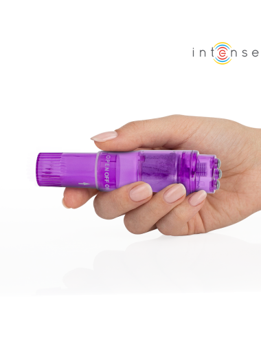 INTENSE - KURT MINI MASSAGER WITH 4 INTERCHANGEABLE HEADS PURPLE