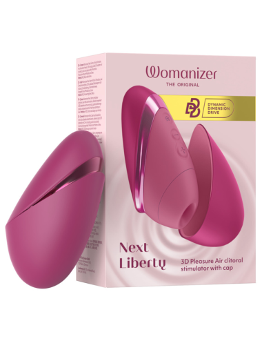 WOMANIZER - NEXT LIBERTY 3D CLITORAL STIMULATOR INTENSE PINK AIR OF PLEASURE