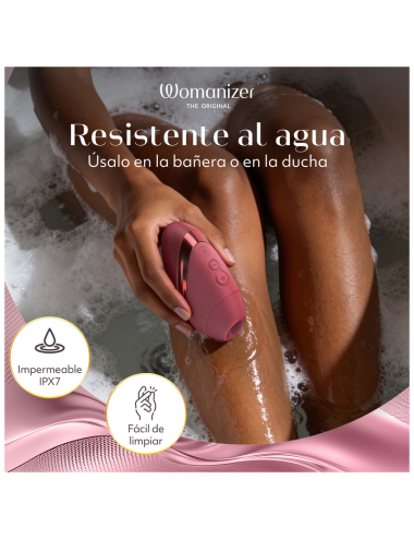 WOMANIZER - NEXT LIBERTY 3D PLEASURE AIR CLITORAL STIMULATOR BORDEAUX