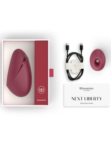 WOMANIZER - NEXT SUCTION CLITORAL STIMULATOR 14 INTENSITY LEVELS BORDEAUX