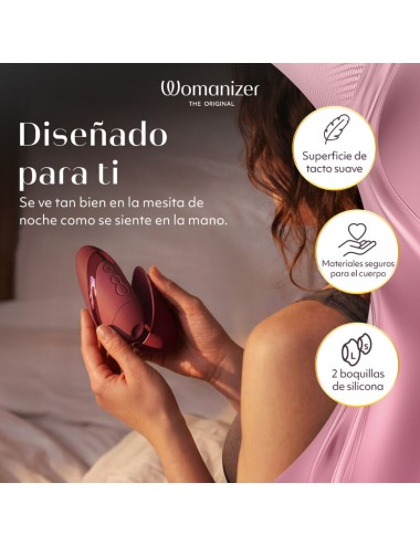 WOMANIZER - NEXT SUCTION CLITORAL STIMULATOR 14 INTENSITY LEVELS BORDEAUX