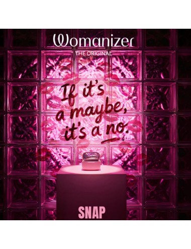 WOMANIZER - SNAP SUCTION CLITORAL STIMULATOR 6 INTENSITY LEVELS CRUSHED BERRY