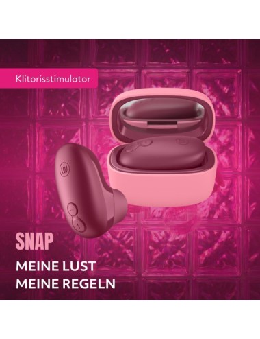 WOMANIZER - SNAP SUCTION CLITORAL STIMULATOR 6 INTENSITY LEVELS CRUSHED BERRY