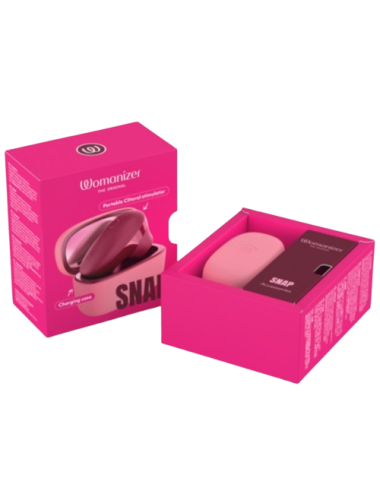 WOMANIZER - SNAP SUCTION CLITORAL STIMULATOR 6 INTENSITY LEVELS CRUSHED BERRY