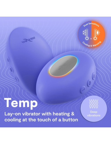 WE-VIBE - TEMP HEATING AND COOLING VIBRATOR LAVENDER BLUE