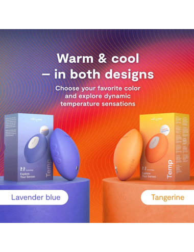 WE-VIBE - TEMP HEATING AND COOLING VIBRATOR TANGERINE