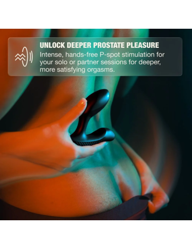 ARCWAVE - PERK VIBRATING PROSTATE MASSAGER WITH DUAL MOTOR AND REMOTE CONTROL BLACK