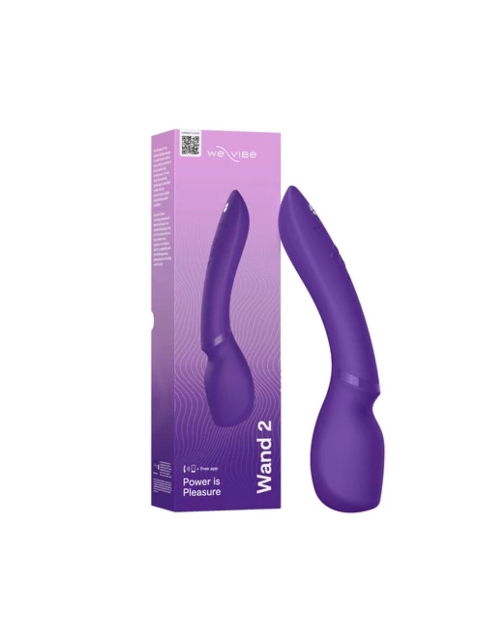 WE-VIBE - WAND 2 RECHARGEABLE BODY WAND MASSAGER PURPLE