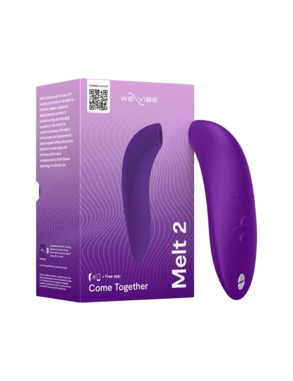 WE-VIBE - MELT 2 AIR-PULSE CLITORAL STIMULATOR PURPLE