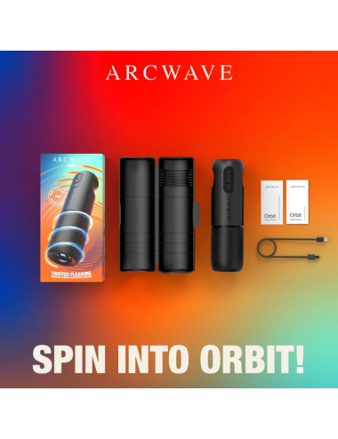 ARCWAVE - ORBIT 360° ROTATING MALE MASTURBATOR WITH APP CONTROL BLACK