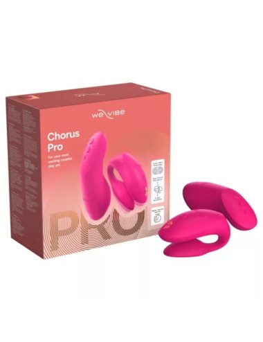 WE-VIBE - CHORUS PRO PREMIUM COUPLES VIBRATOR ELECTRIC PINK