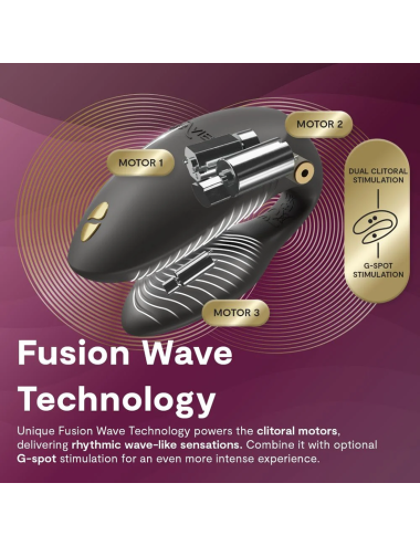 WE-VIBE - CHORUS PRO PREMIUM COUPLES VIBRATOR SATIN BLACK