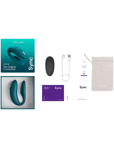 WE-VIBE - SYNC 2 ADJUSTABLE COUPLES VIBRATOR VELVET GREEN