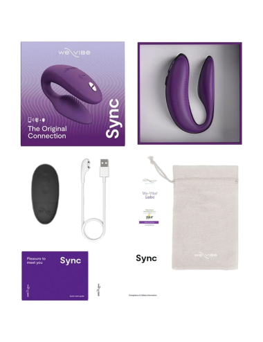 WE-VIBE - SYNC 2 ADJUSTABLE COUPLES VIBRATOR PURPLE
