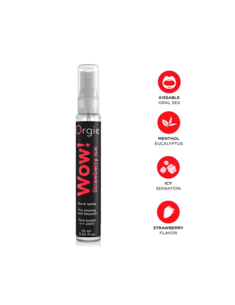 ORGIE - WOW! STRAWBERRY ICE BUCCAL SPRAY 10 ML