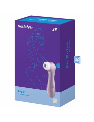 SATISFYER PRO 2 AIR PULSE STIMULATOR - VIOLET