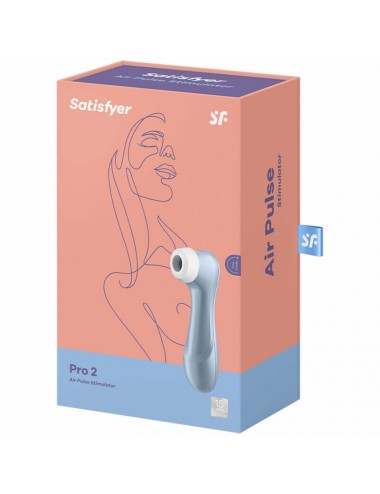 SATISFYER PRO 2 AIR PULSE STIMULATOR - BLUE