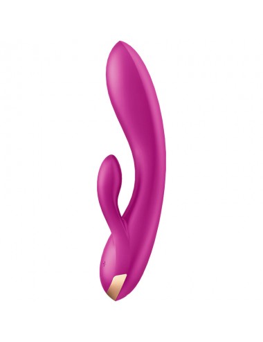 SATISFYER DOUBLE FLEX VIBRATOR - VIOLET